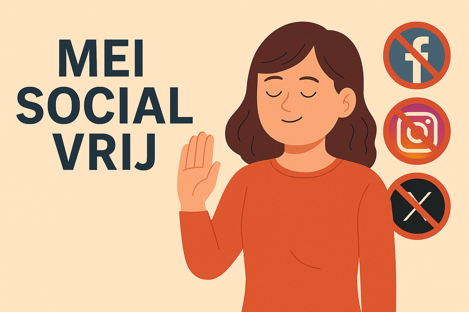 Mei Social Vrij – Waarom een maand zonder socials juist bevrijdend werkt